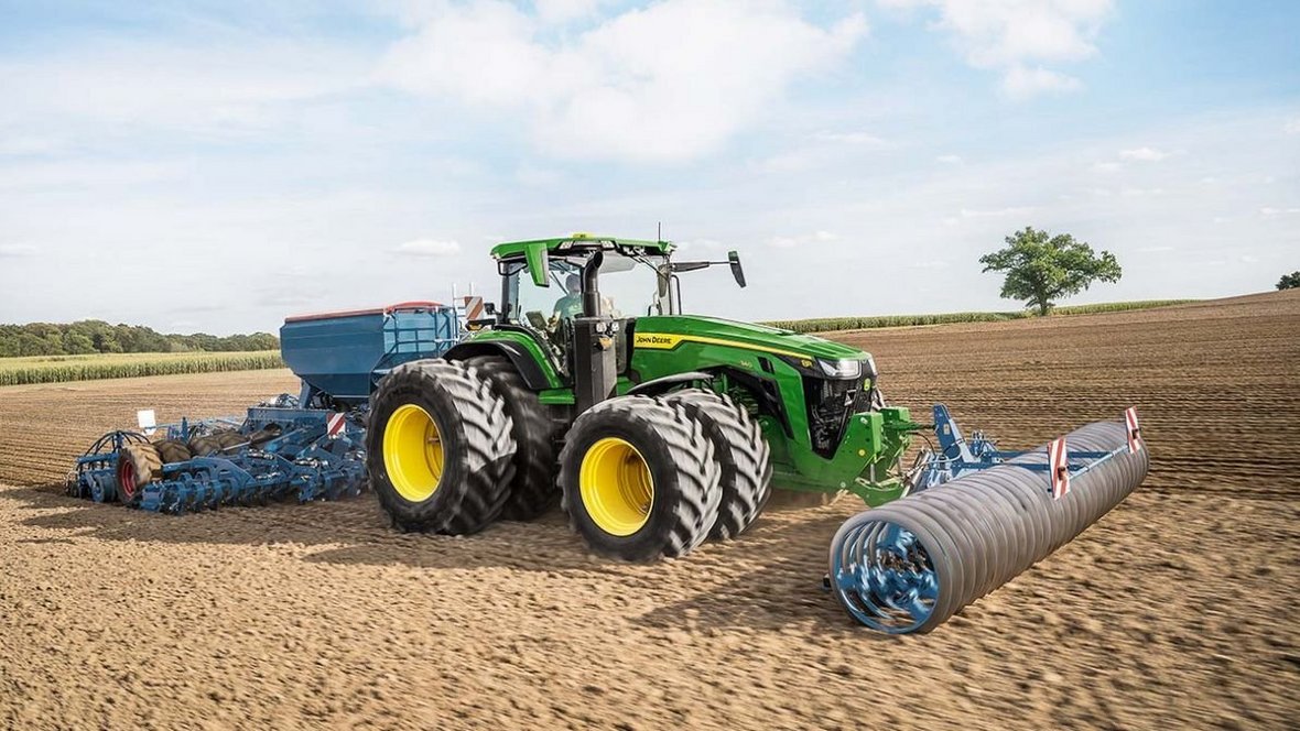 Świetna seria marki John Deere we Francji