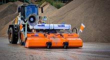 Zamiatarka Tuchel Gigant 920 w pracy