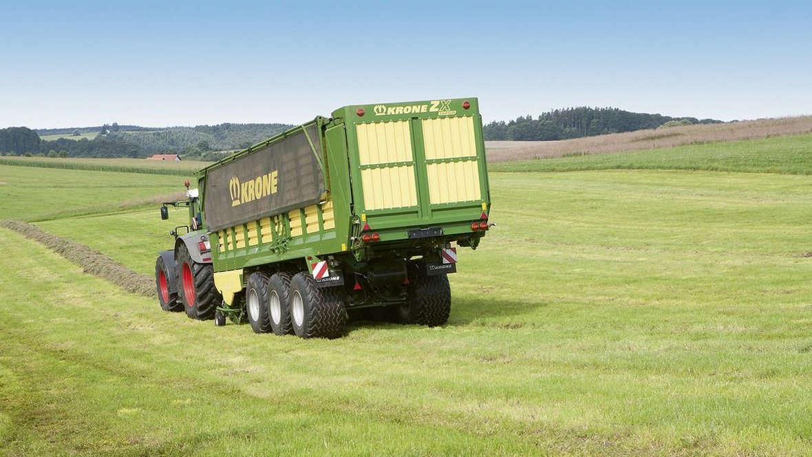 System tnący w Krone ZX po modernizacji