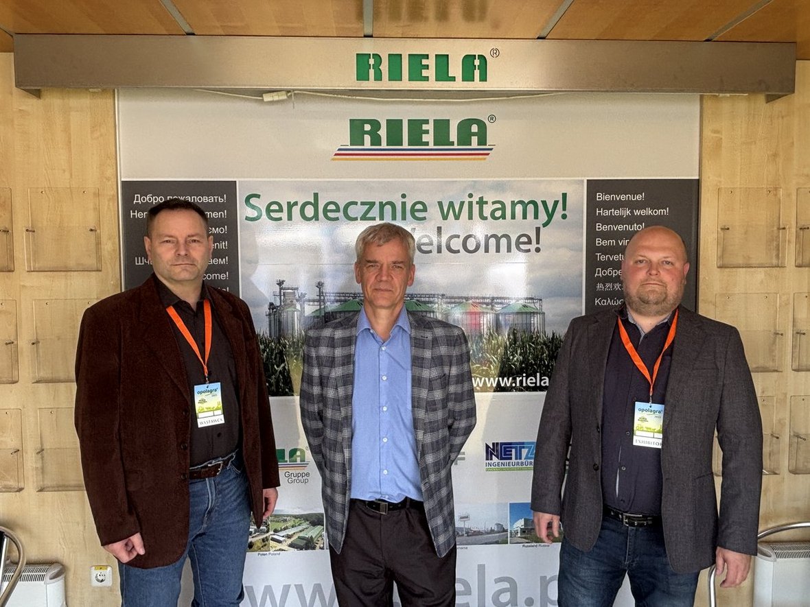 Od lewej: Tomasz Jas, doradca handlowy; Krzysztof Laskowski, dyrektor handlowy na region południowy; Paweł Martowicz – doradca handlowy (wszyscy Riela Polska).