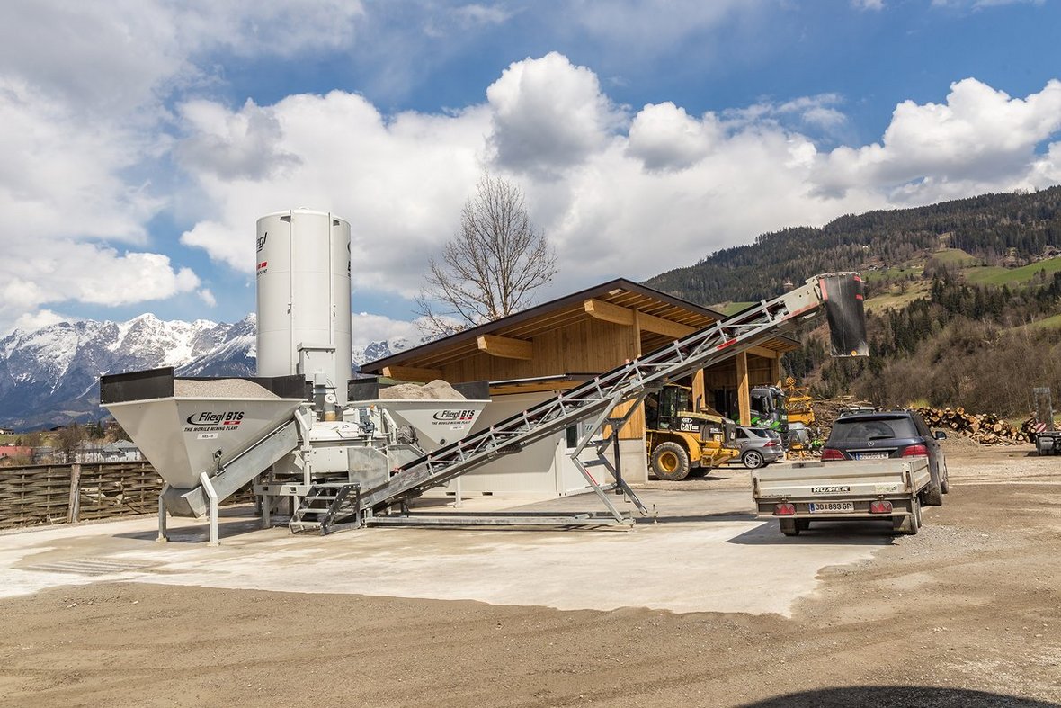 Fliegl BTS – kompaktowa betoniarnia do lokalnej produkcji betonu