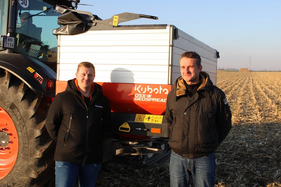 Pokaz ciągnika Kubota M7 z systemem TIM w Braszowicach