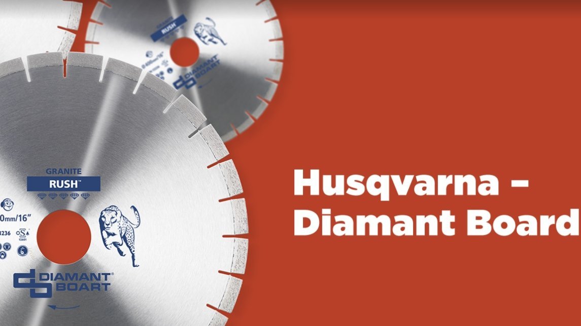 Husqvarna - wchłonięcie Diamant Boart
