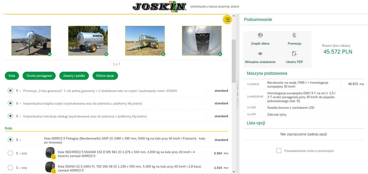 konfigurator joskin
