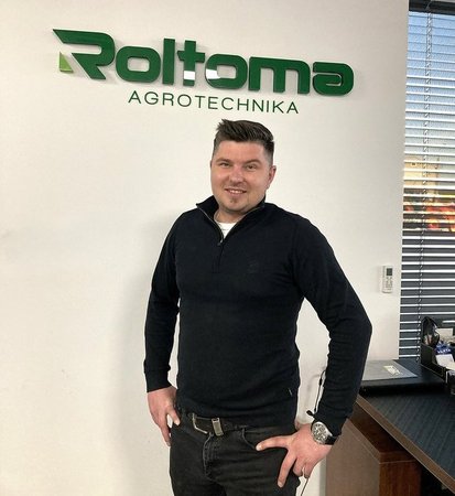Daniel Zdrodowski, kierownik działu handlowego w firmie Roltoma.