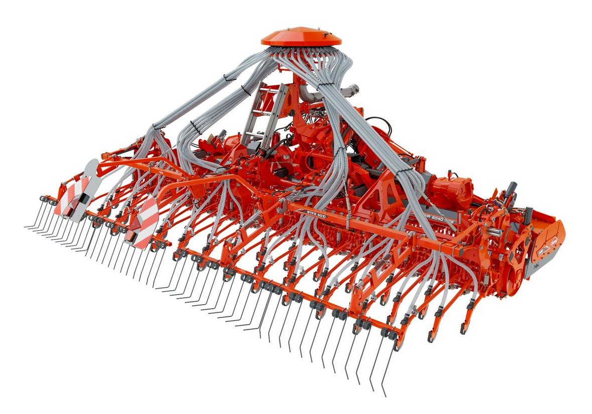 Kuhn HR 6040 RCS  z belką wysiewającą  BTFR 6010  