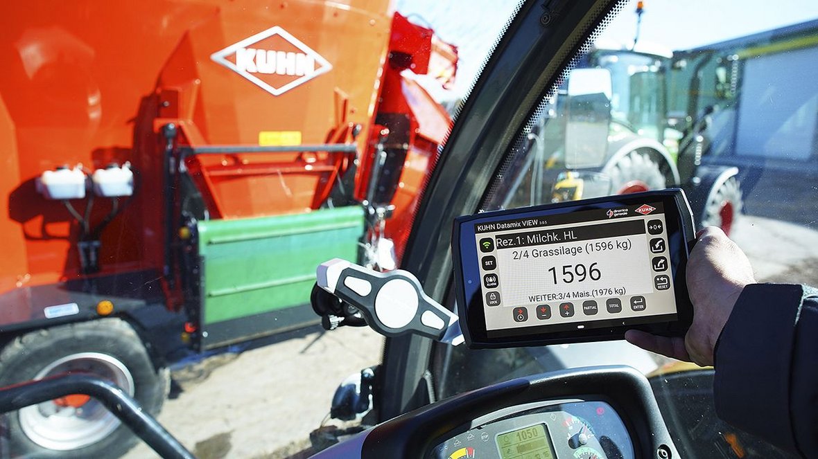Nowy system ważący do wozów paszowych Kuhn