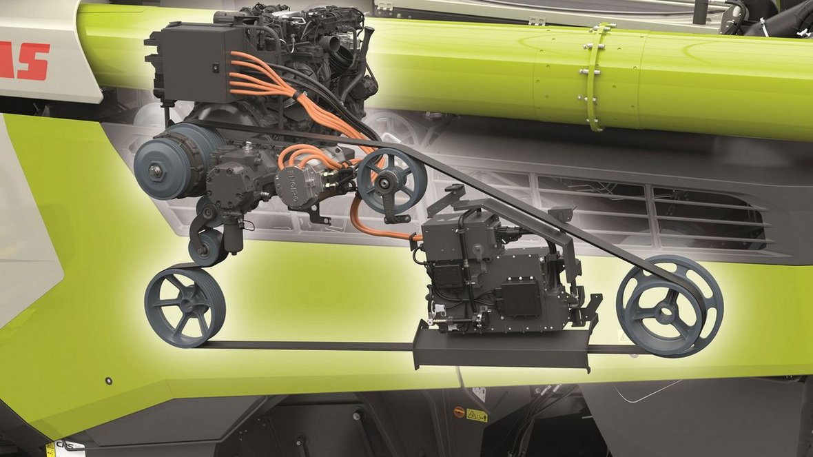 Claas - częściowo elektryczny napęd dla maszyn żniwnych
