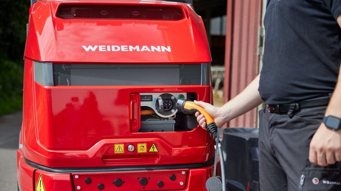 Uniwersalna ładowarka kołowa Weidemann w wersji elektrycznej