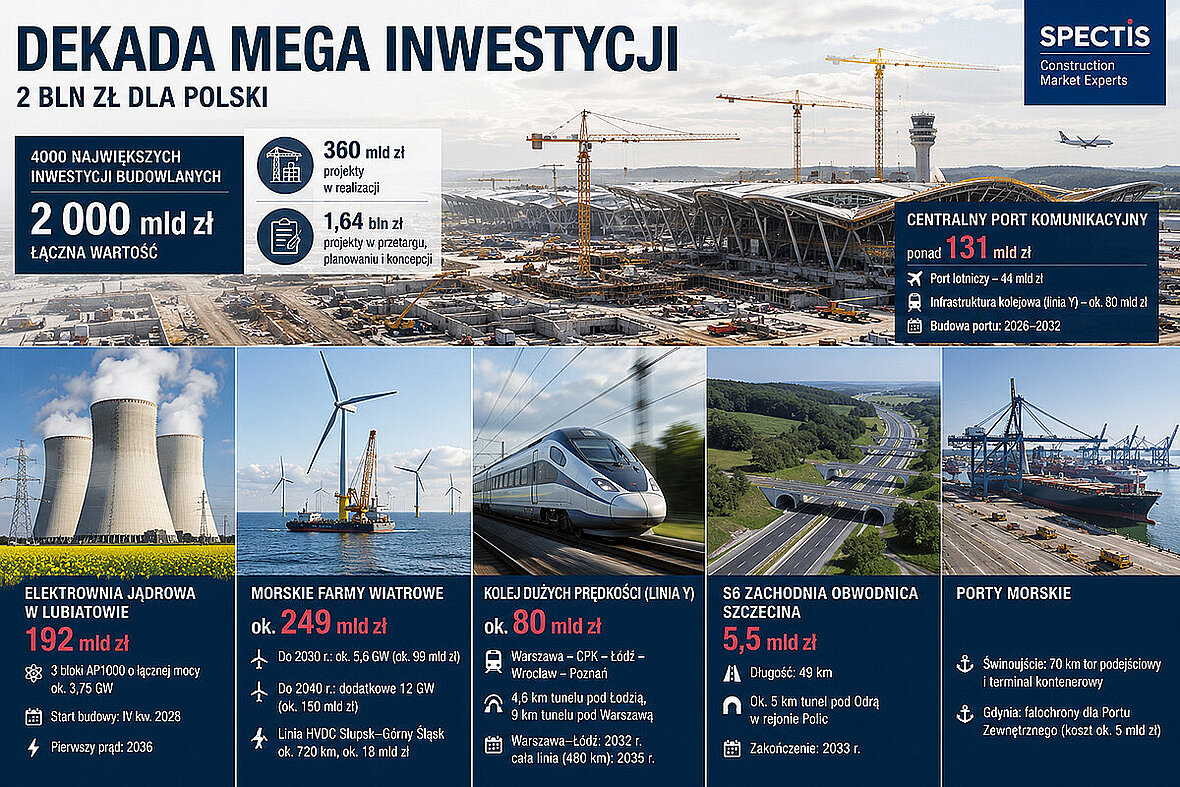 Spectis pokazuje dekadę megainwestycji w Polsce