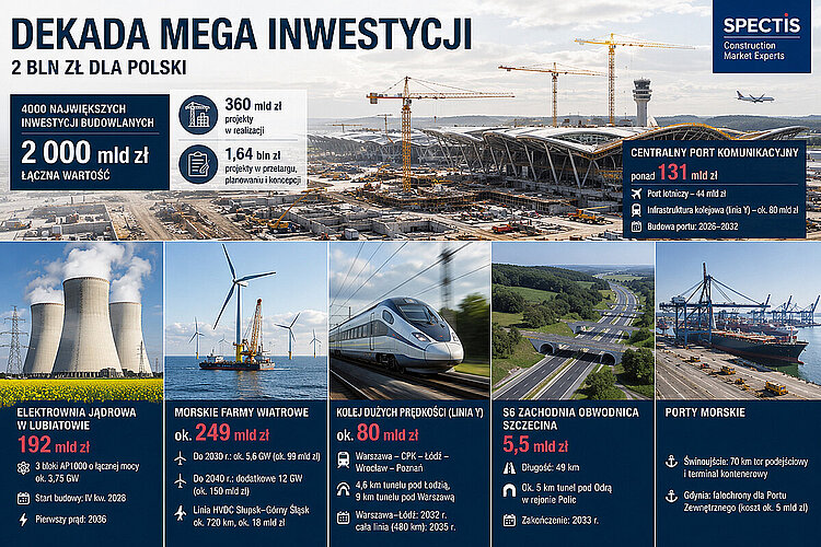 Spectis pokazuje dekadę megainwestycji w Polsce