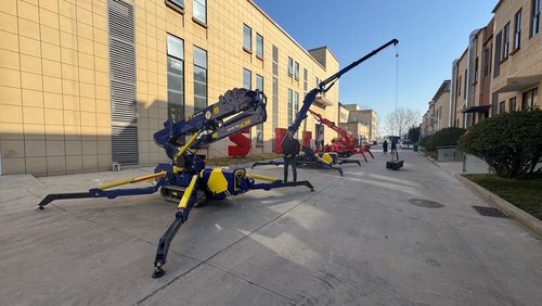 Mini żuraw SPT S7 – nowoczesna konstrukcja dla wymagających zadań