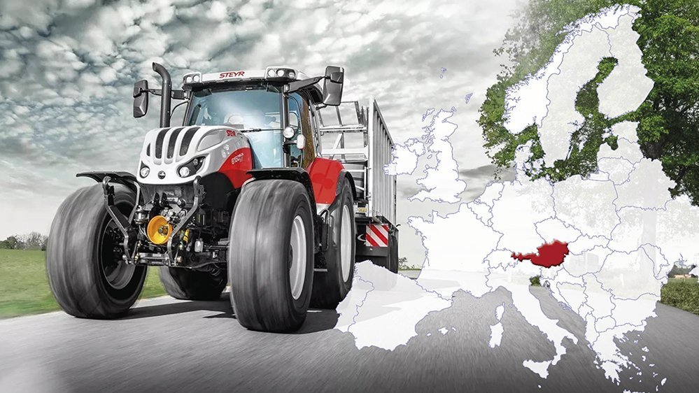 Steyr wciąż rządzi na rynku ciągników rolniczych w Austrii