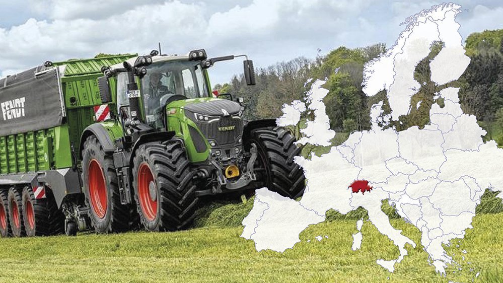 Wzrost sprzedaży ciągników rolniczych w Szwajcarii
