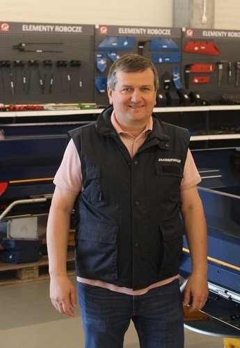 Jan Anderwald, właściciel firmy Anderwald i pomysłodawca sieradzkiego Centrum Maszyn Rolniczych.