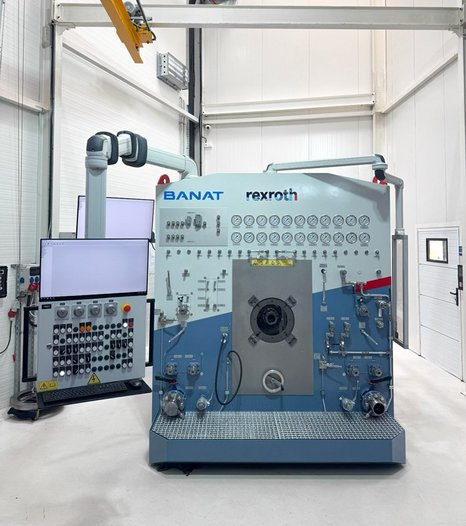 Nowoczesne stanowisko testowe Bosch Rexroth SSTB-220 w serwisie BANAT