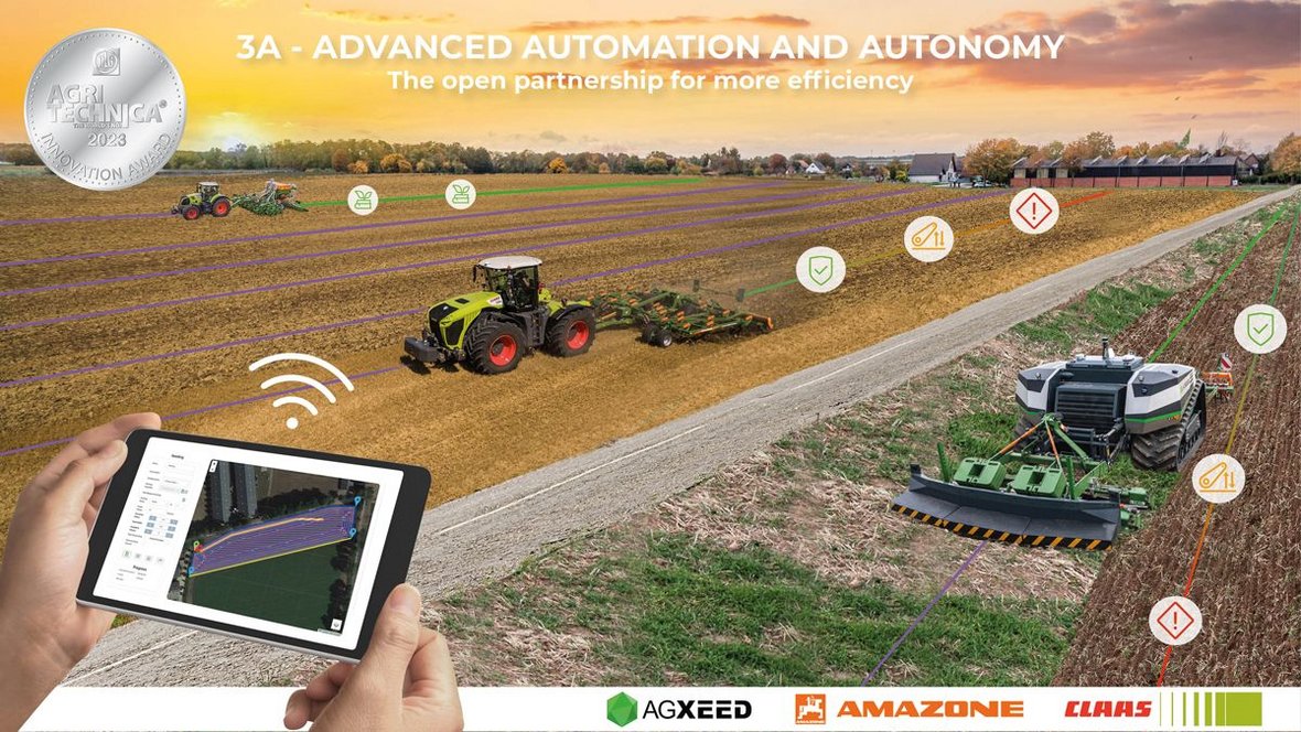 Agritechnica 2023. AgXeed we współpracy z Claas i Amazone - zaawansowana automatyzacja i autonomia