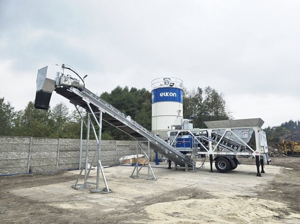 Betoniarnia Mix Master 30 – mobilne rozwiązanie dla placów budowy od Elkon