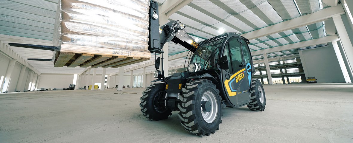 Dieci Apollo-e – kompaktowe ładowarki teleskopowe z napędem elektrycznym