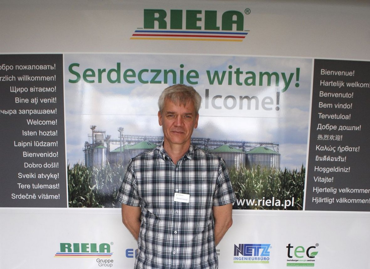 Krzysztof Laskowski, przedstawiciel firmy Riela Polska.