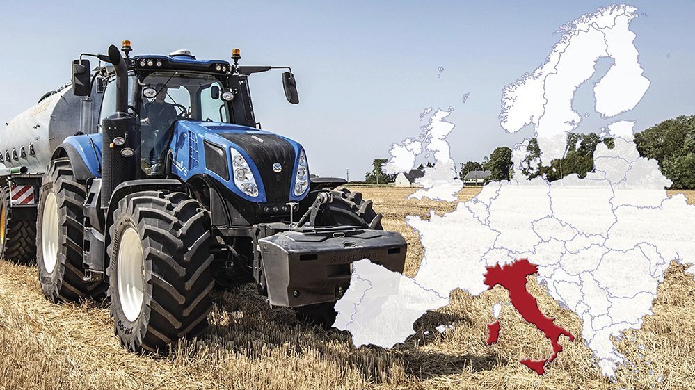 Sprzedaż ciągników rolniczych we Włoszech z dwucyfrowym spadkiem