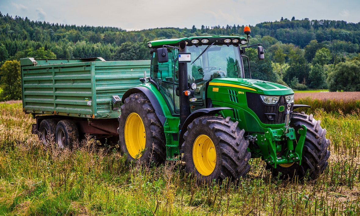 john deere z oponami continental