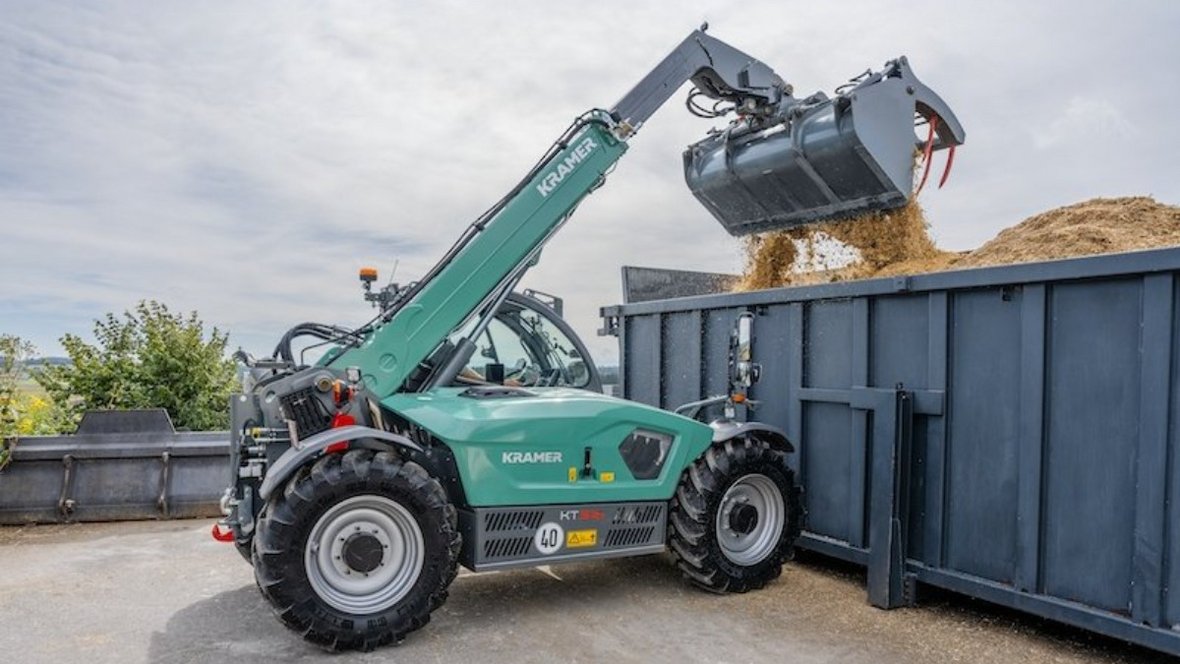 Ładowarka teleskopowa Kramer KT316 z dynamicznym systemem ważenia