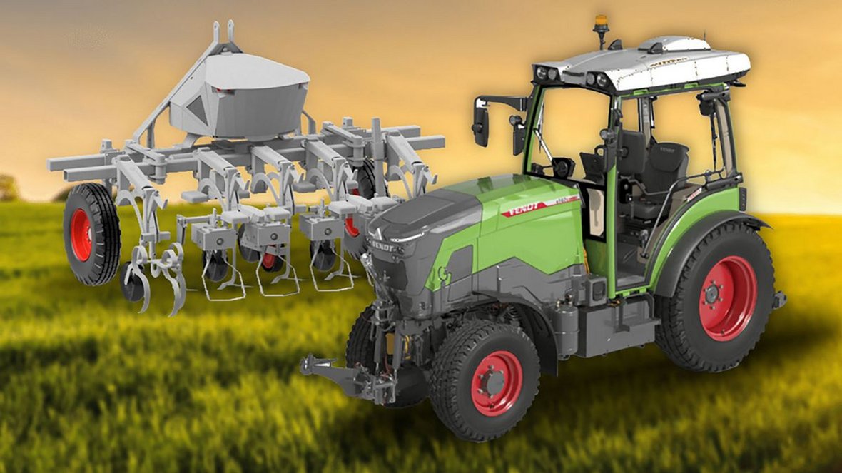 Fendt AGCO - Brona chwastownik Fendt + Lauwen E-Vario