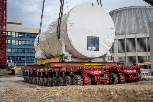 Mammoet pracuje przy budowie nowej elektrowni EnBW w Altbach/Deizisau