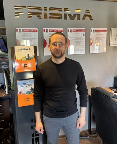 Mariusz Daroszewski właściciel firmy FRISMA.