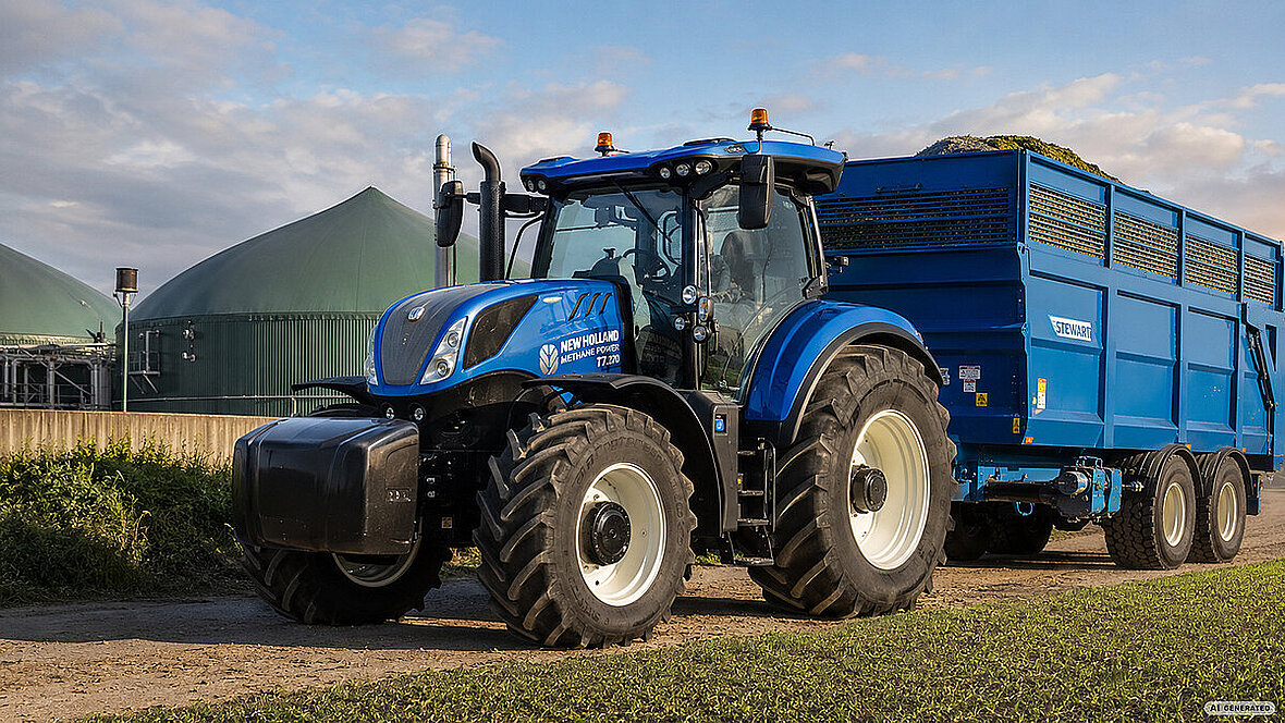 New Holland T7.270 Methane Power: 270 KM na CNG