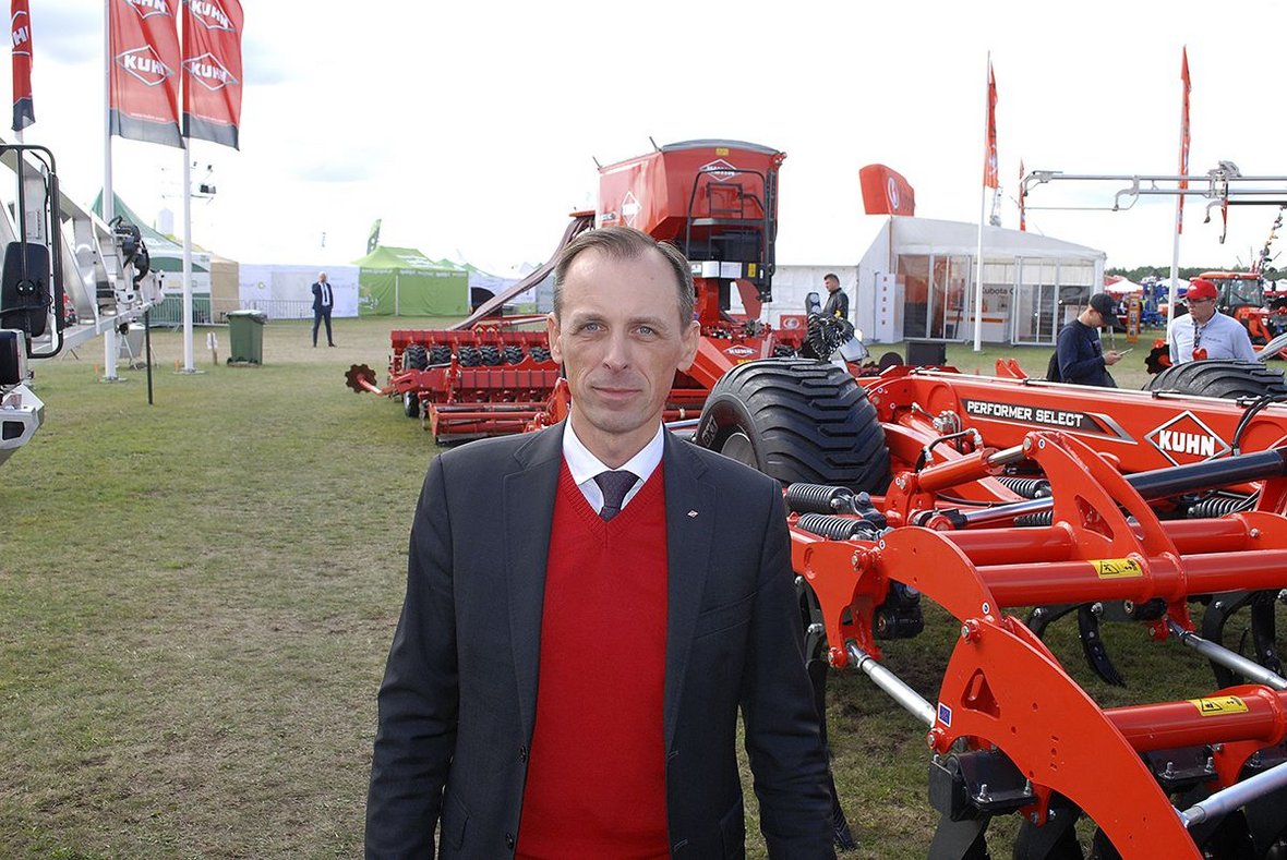 Artur Szymczak, dyrektor zarządzający firmy Kuhn Maszyny Rolnicze.