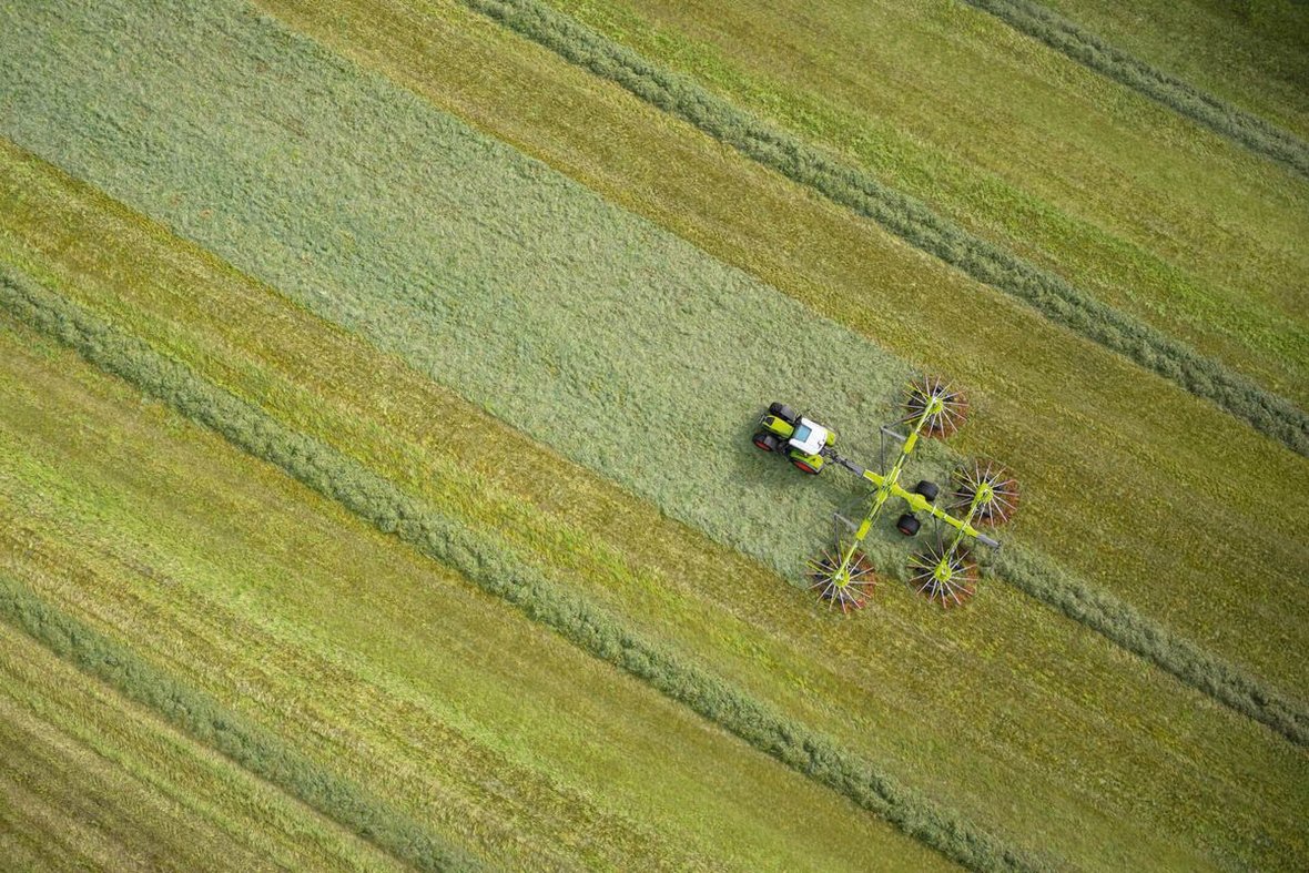 Claas Liner z czterema wirnikami