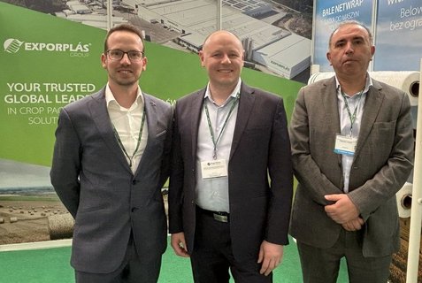 Przedstawiciele firmy Exporplas, od lewej: Henrique Ribas, Adam Kobierski, Francisco Soares 