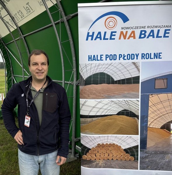 Paweł Zatorski, przedstawiciel firmy Hale na Bale.