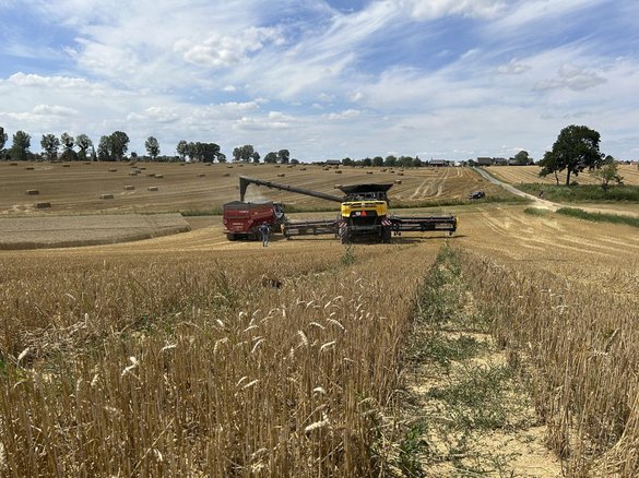 Polska premiera flagowego kombajnu New Holland CR11