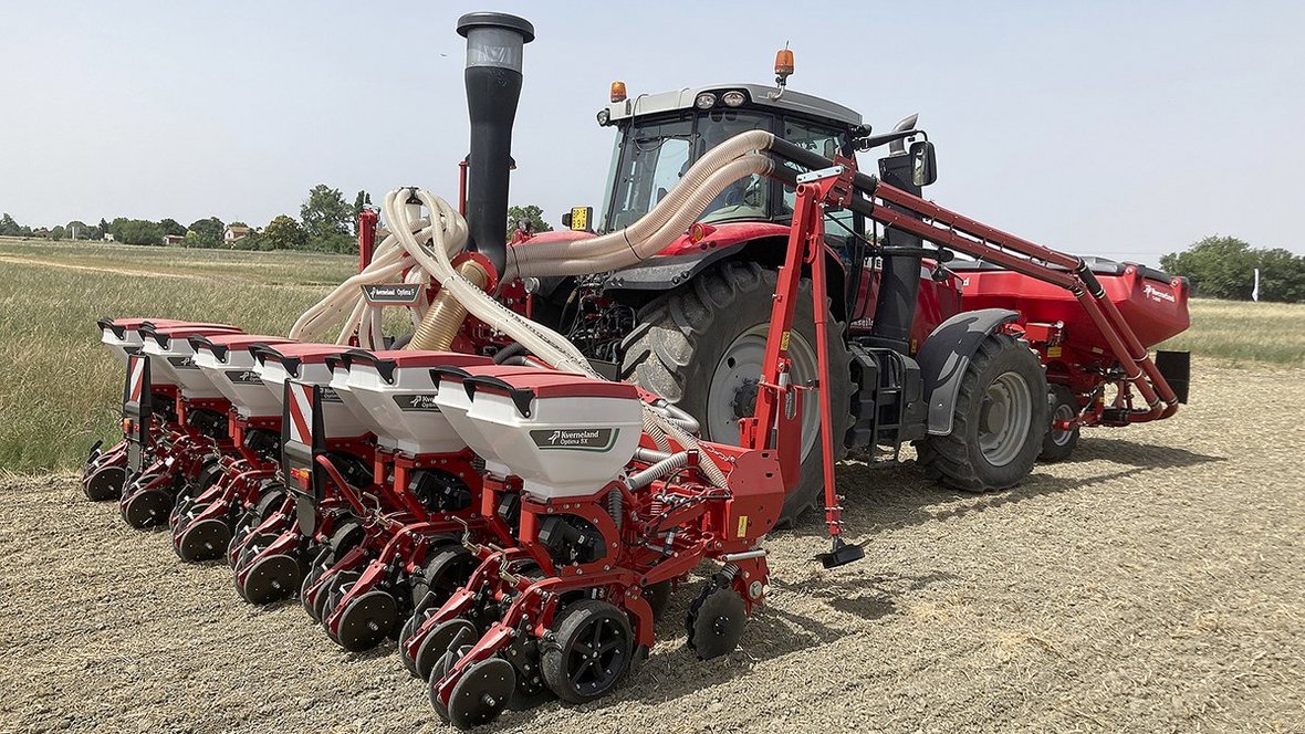Siew i nawożenie z Kverneland F-drill