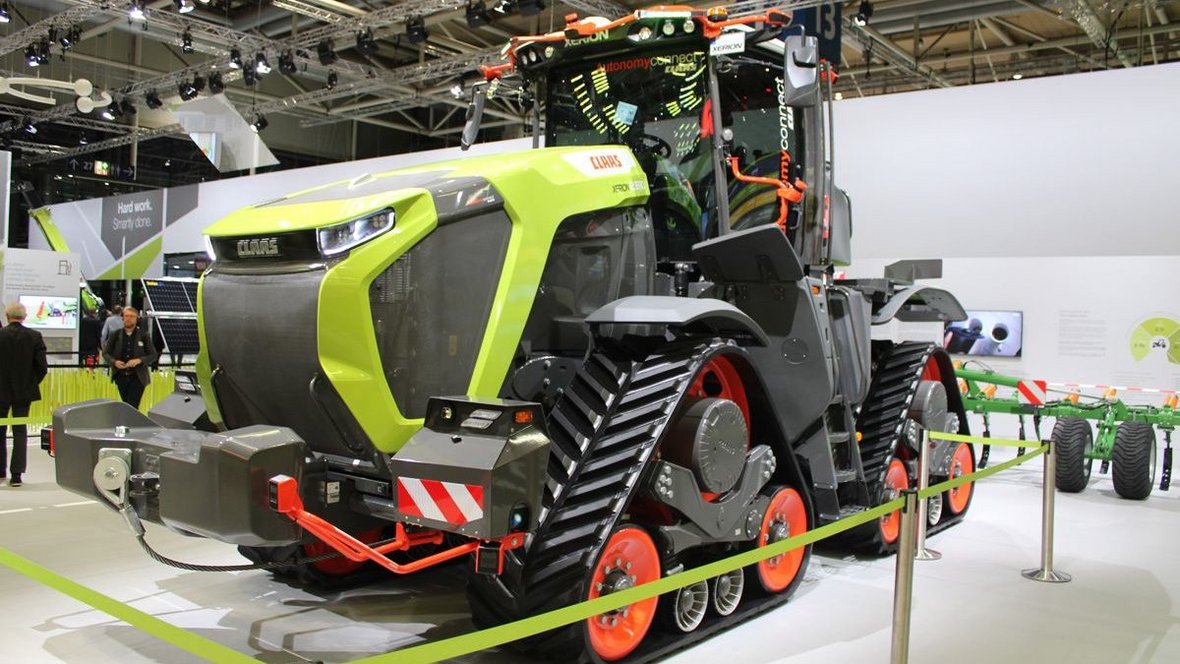 Prototyp autonomicznego ciągnika z serii Xerion, czyli model 12.590 Terra Trac, to jeden z najważniejszych elementów targowej ekspozycji firmy Claas.