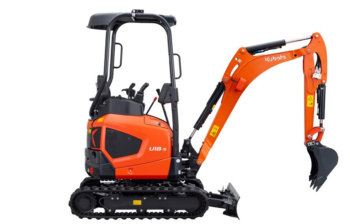 Kubota U17-5 i U18-5 – nowe minikoparki stawiają na wydajność i stabilność