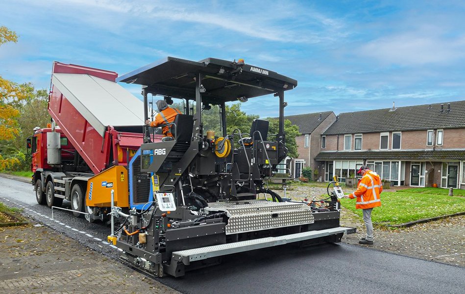 Ammann wprowadza bezemisyjną układarkę asfaltu eABG 4820