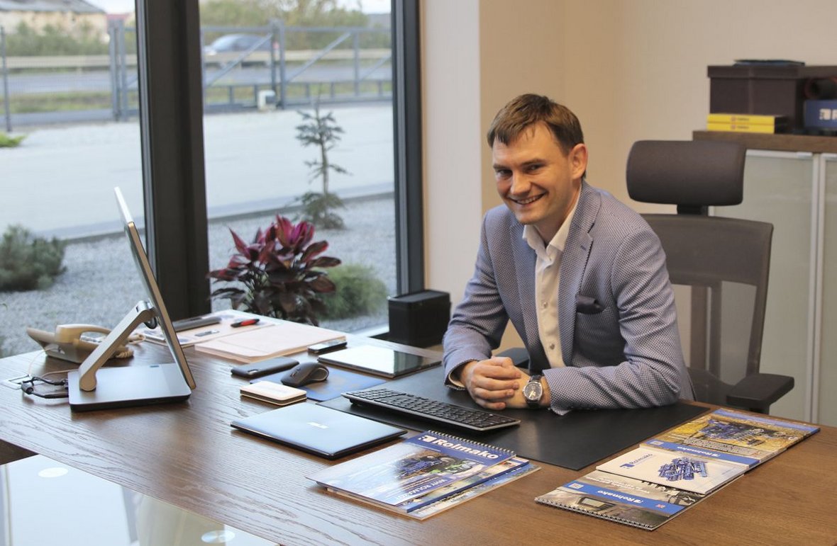 Tomasz Kowalski, wiceprezes firmy Rolmako.