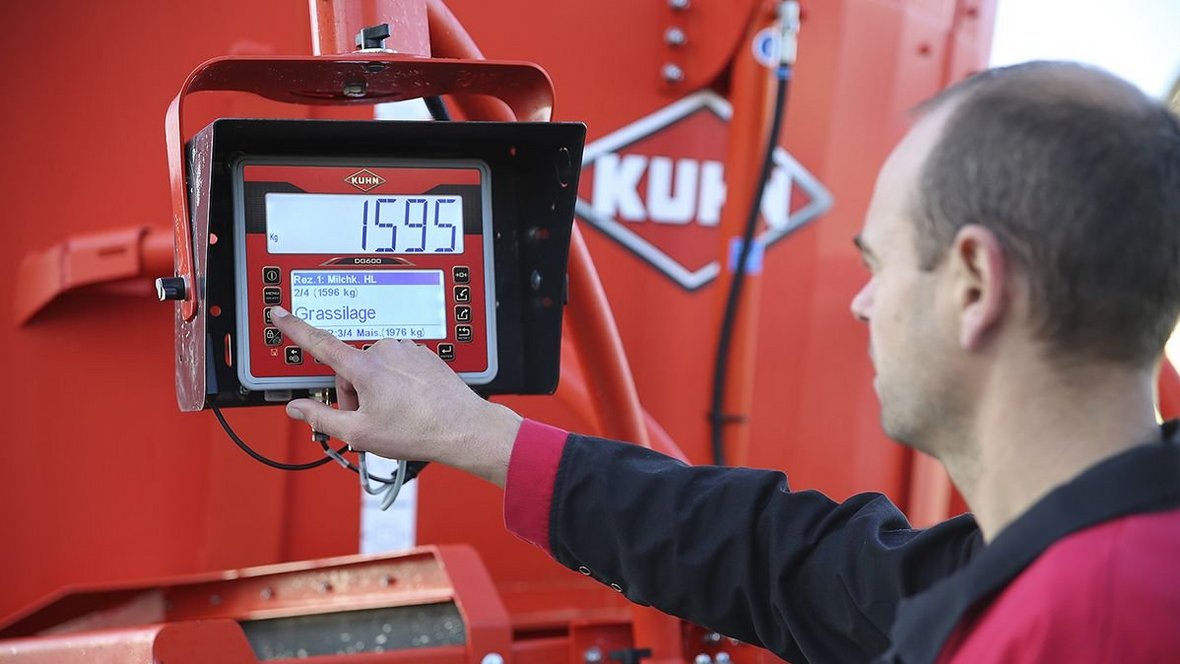 Nowy system ważący do wozów paszowych Kuhn