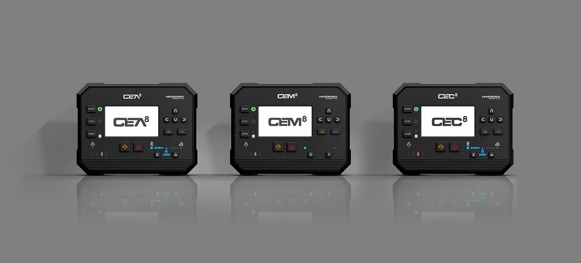 Nowa seria sterowników Himoinsa CE8 do agregatów prądotwórczych