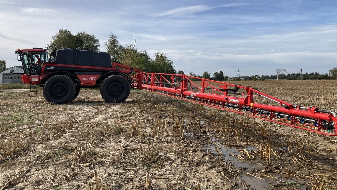 Pokaz nowego opryskiwacza polowego Agrifac Condor Vanguard
