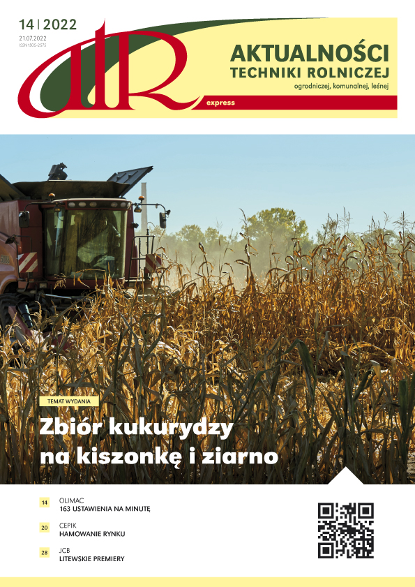 atr express 14/2022, Zbiór kukurydzy na kiszonkę i ziarno. Usługi rolnicze.