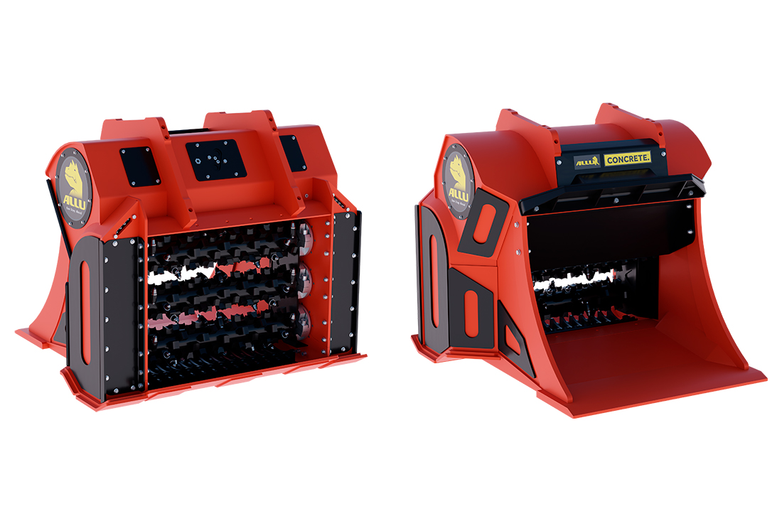 ALLU - nowa łyżka do kruszenia betonu