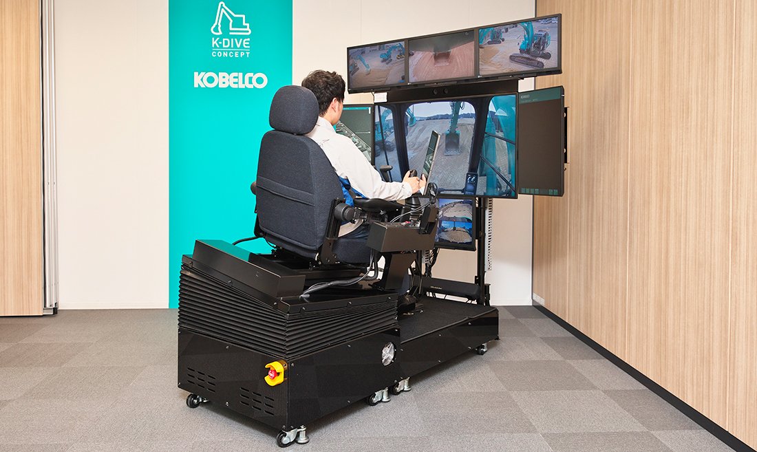 Kobelco K-Dive – system zdalnego sterowania maszynami budowlanymi