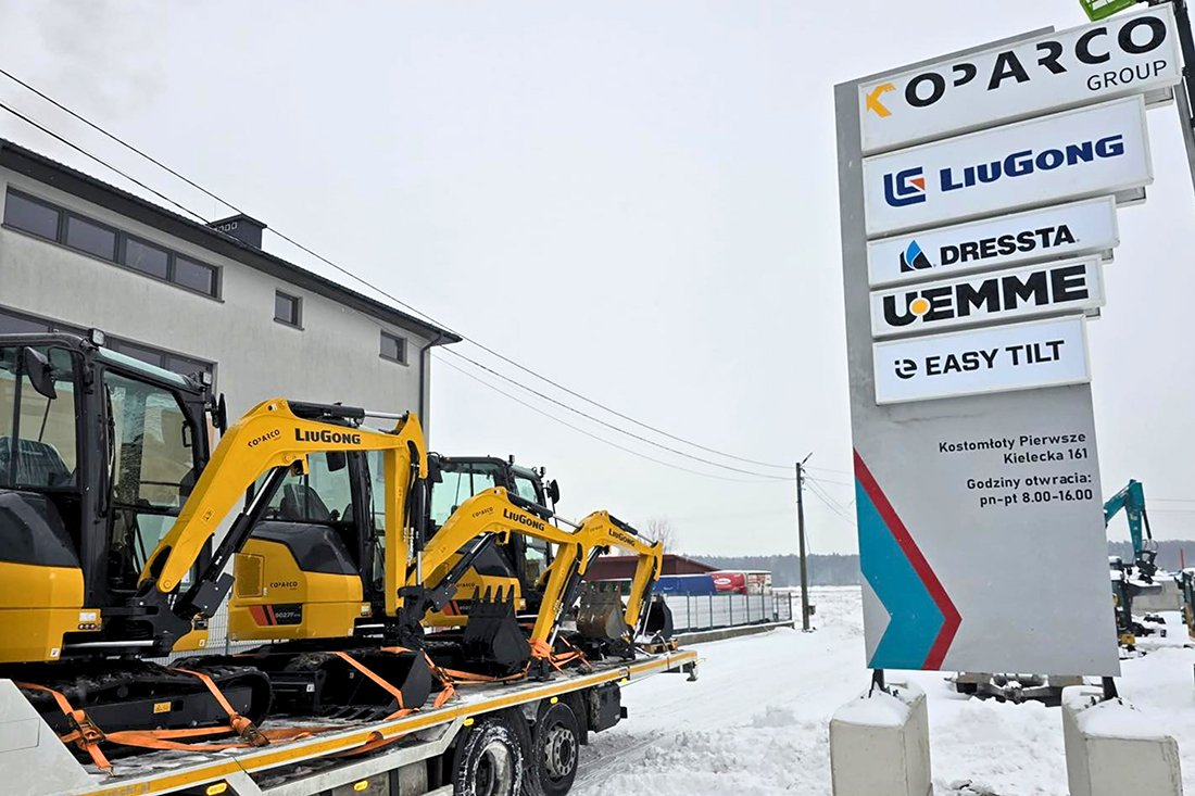 LiuGong w Polsce - Koparco dealerem minikoparek i maszyn kompaktowych