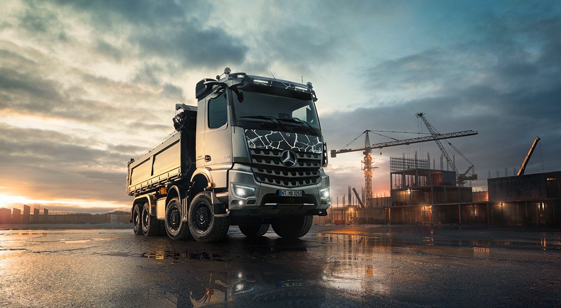 Mercedes-Benz Arocs – ciężarówka do najcięższych warunków budowlanych