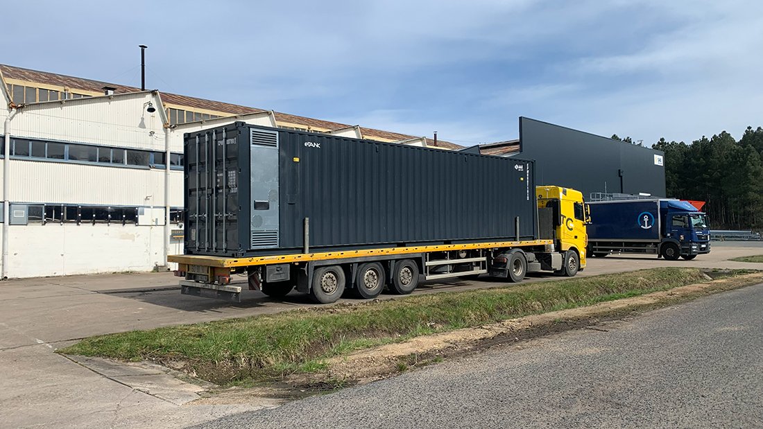 SAE eTank – kontenerowy zbiornik na lepiszcza o niskim zużyciu energii